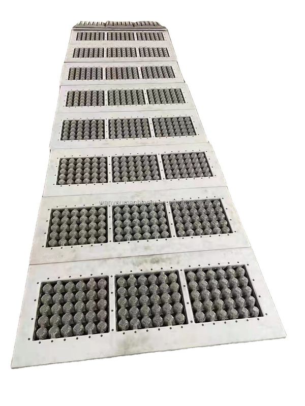 পুনর্ব্যবহৃত 2000pcs/h কাগজের ডিমের ট্রে মেশিন পাল্প মোল্ডিং মেশিন পাল্প ট্রে তৈরির মেশিন