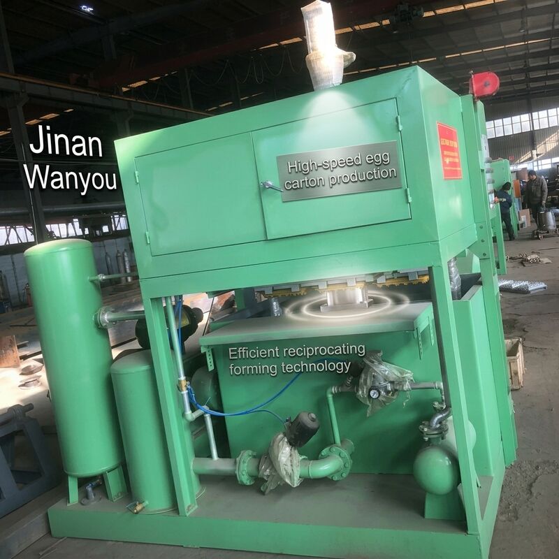 স্বয়ংক্রিয় 40kw ক্ষুদ্র1000pcs প্রতি ঘন্টা কাগজ ডিম ট্রে মেশিন ডিম ট্রে উৎপাদন লাইন ডিম ট্রে ডিম কার্টন জুতা ট্রে আপেল ট্রে পিএলসি নিয়ন্ত্রিত